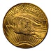 1927 US $20 St. Gaudens Double Eagle Gold Coin - 30.09 Gram thumbnail