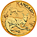 2025 1 oz Australian Gold Kangaroo Nugget Bullion Coin thumbnail