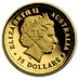 2002 1/10 oz Australian Gold Kangaroo Nugget Proof Bullion Coin thumbnail