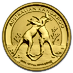 2010 1/10 oz Australian Gold Kangaroo Nugget Bullion Coin thumbnail