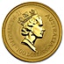 1989 1 oz Australian Gold Kangaroo Nugget Bullion Coin thumbnail