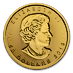 2019 1 oz Canadian Gold Maple Leaf Bullion Coin - Incuse Design thumbnail
