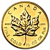 1988 1/2 oz Canadian Gold Maple Leaf Bullion Coin thumbnail