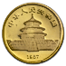 1987 1/4 oz Chinese Gold Panda Bullion Coin thumbnail