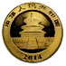 2014 1/2 oz Chinese Gold Panda Bullion Coin thumbnail