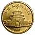 1987 1/10 oz Chinese Gold Panda Bullion Coin thumbnail