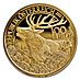 2013 Austrian Wildlife in Our Sights Proof Gold Coin - Red Deer thumbnail