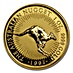 1997 1 oz Australian Gold Kangaroo Nugget Bullion Coin thumbnail