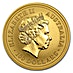 2002 1 oz Australian Gold Kangaroo Nugget Bullion Coin thumbnail
