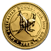 2002 1 oz Australian Gold Kangaroo Nugget Bullion Coin thumbnail