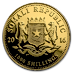 2016 1 oz Somalia Gold Elephant Bullion Coin (Pre-Owned in Good Condition) thumbnail