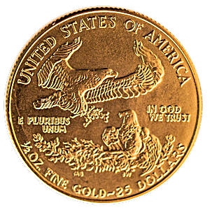 1986 1/2 oz American Gold Eagle Bullion Coin