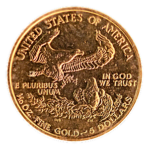 1990 1/10 oz American Gold Eagle Bullion Coin