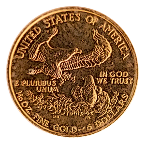 1990 1/10 oz American Gold Eagle Bullion Coin