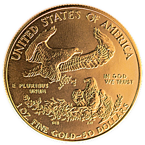 1993 1 oz American Gold Eagle Bullion Coin