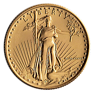 1986 1/4 oz American Gold Eagle Bullion Coin