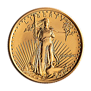 1991 1/10 oz American Gold Eagle Bullion Coin