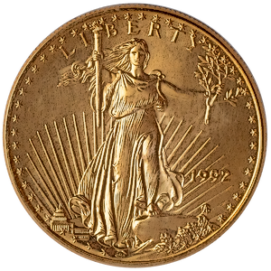 1992 1 oz American Gold Eagle Bullion Coin