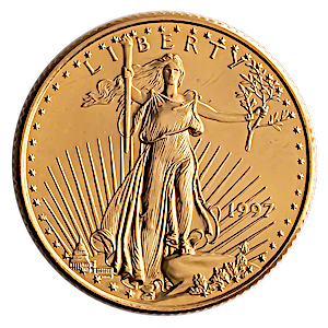 1997 1/4 oz American Gold Eagle Bullion Coin