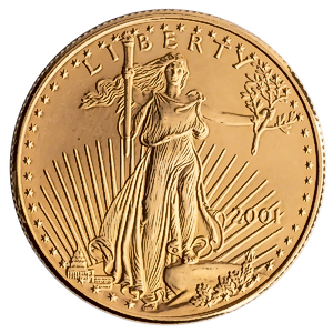 2001 1/2 oz American Gold Eagle Bullion Coin