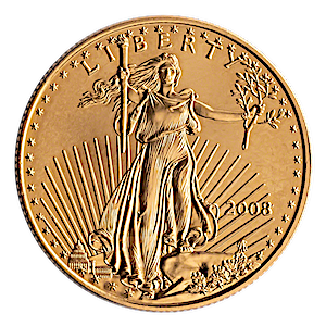 2008 1/2 oz American Gold Eagle Bullion Coin