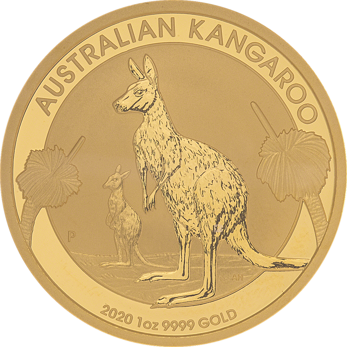 2020 Australian Gold Kangaroo 1 oz Perth Mint gold coin