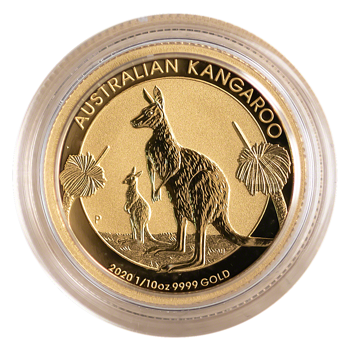 2020 AU Australia 1/10 oz Gold Kangaroo BU By CoinFolio 1/10oz Brilliant Uncirculated 