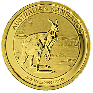 Australian Gold Kangaroo Nugget 2013 - 1/4 oz Australian Gold Kangaroo Nugget 2013 - 1/4 oz