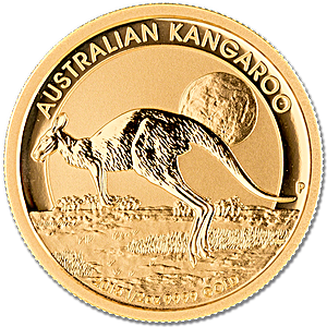 Australian Gold Kangaroo Nugget 2015 - 1/2 oz