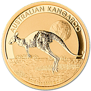 Australian Gold Kangaroo Nugget 2015 - 1 oz