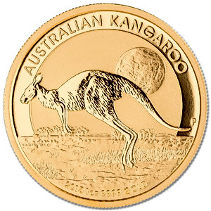 2015 1 oz Australian Gold Kangaroo Nugget Bullion Coin