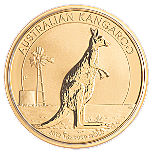 Australian Gold Kangaroo Nugget 2012 - 1 oz