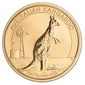 2012 1 oz Australian Gold Kangaroo Nugget Bullion Coin
