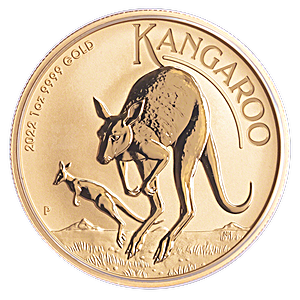 2022 1 oz Australian Gold Kangaroo Nugget Bullion Coin