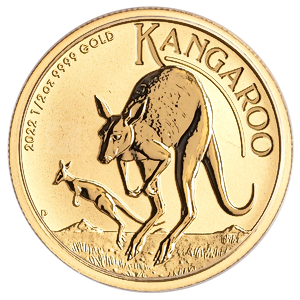 2022 1/2 oz Australian Gold Kangaroo Nugget Bullion Coin (BU)