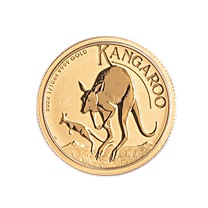 2022 1/10 oz Australian Gold Kangaroo Nugget Bullion Coin