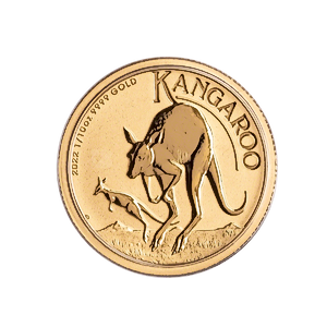 2022 1/10 oz Australian Gold Kangaroo Nugget Bullion Coin