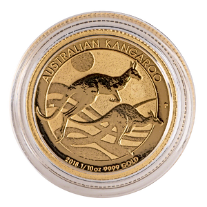 2018 1/10 oz Australian Gold Kangaroo Nugget Bullion Coin