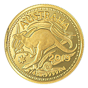 2019 1/4 oz Australian Gold Kangaroo Bullion Coin (Pre-Owned in Good Condition)