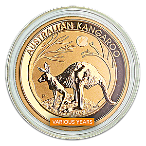 Australian Gold Kangaroo Nugget Various Years - 1/2 oz