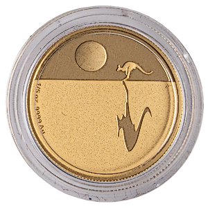 1/5 oz Australian Gold Kangaroo At Sunset Coin (Pre-Owned in Good Condition)