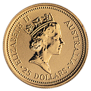 1993 1/4 oz Australian Gold Kangaroo Nugget Bullion Coin