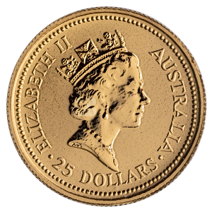 1993 1/4 oz Australian Gold Kangaroo Nugget Bullion Coin (BU)