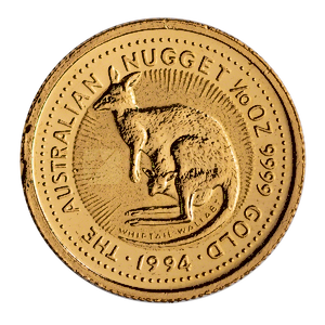 1994 1/10 oz Australian Gold Kangaroo Nugget Bullion Coin