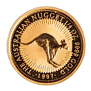 1997 1/4 oz Australian Gold Kangaroo Nugget Bullion Coin