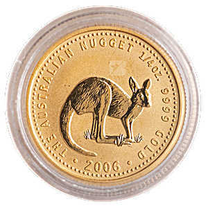 Australian Gold Kangaroo Nugget 2006 - 1/4 oz