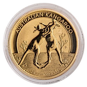 2010 1/2 oz Australian Gold Kangaroo Nugget Bullion Coin