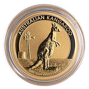 2012 1/4 oz Australian Gold Kangaroo Nugget Bullion Coin