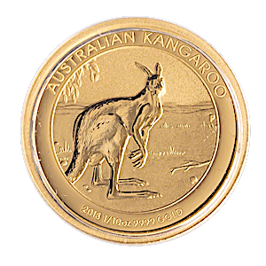 2013 1/10 oz Australian Gold Kangaroo Nugget Bullion Coin