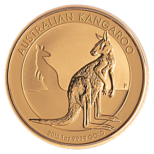 2016 1 oz Australian Gold Kangaroo Nugget Bullion Coin